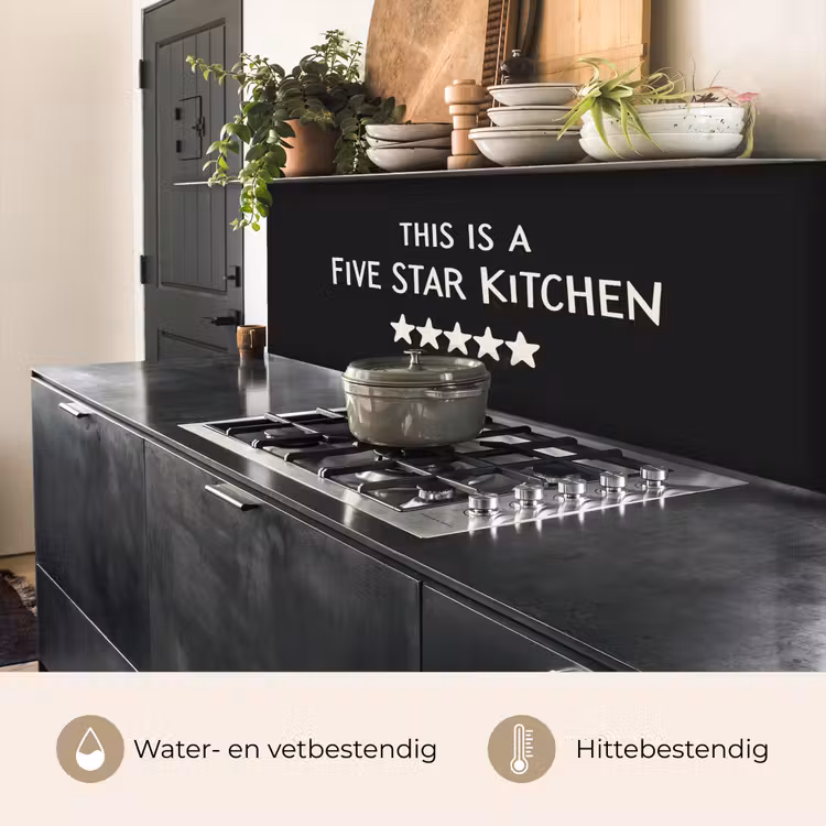 Keuken achterwand - This is a five star kitchen — 5