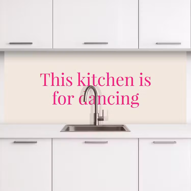 Keuken achterwand - This kitchen is for dancing — 4