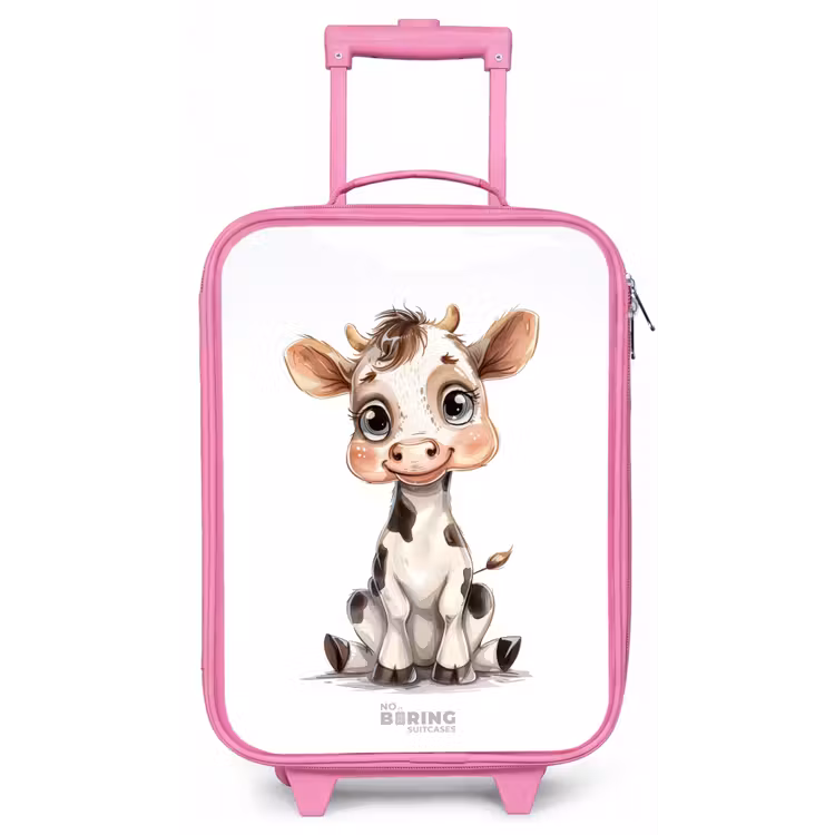 Kinderkoffer - Roze - Baby koe — 1