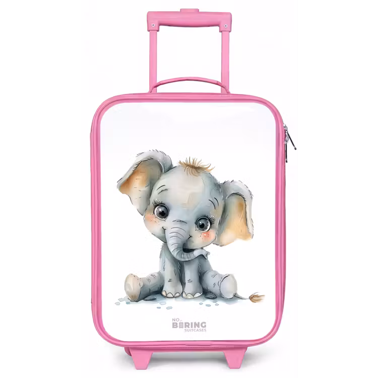 Kinderkoffer - Roze - Baby olifant — 1