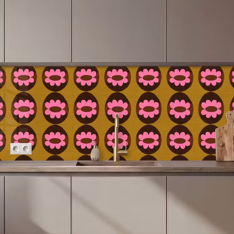 Keuken achterwand - Grafisch - Patroon - Kleurrijk — 1