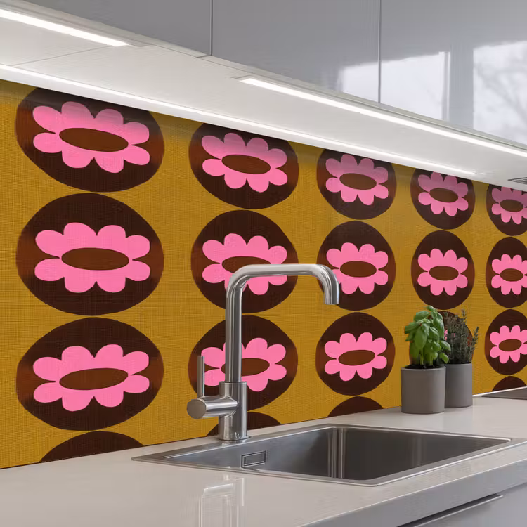 Keuken achterwand - Grafisch - Patroon - Kleurrijk — 2