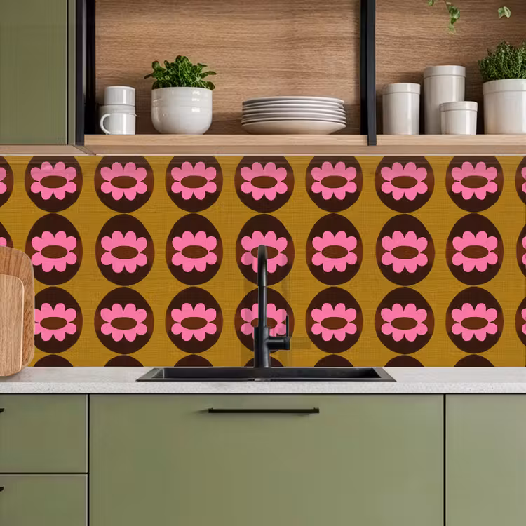 Keuken achterwand - Grafisch - Patroon - Kleurrijk — 8