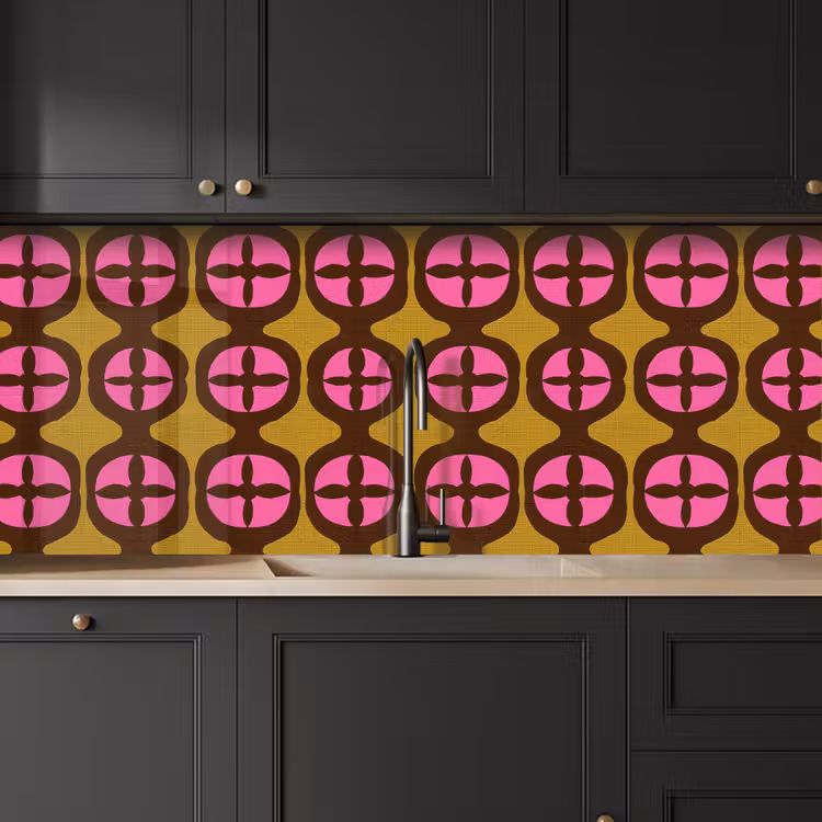 Keuken achterwand - Modern - Patroon - Roze — 6