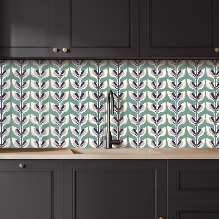 Keuken achterwand - Retro - Modern - Groen — 6