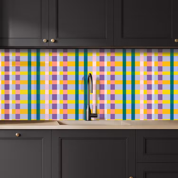 Keuken achterwand - Ruit - Patroon - Kleurrijk — 6