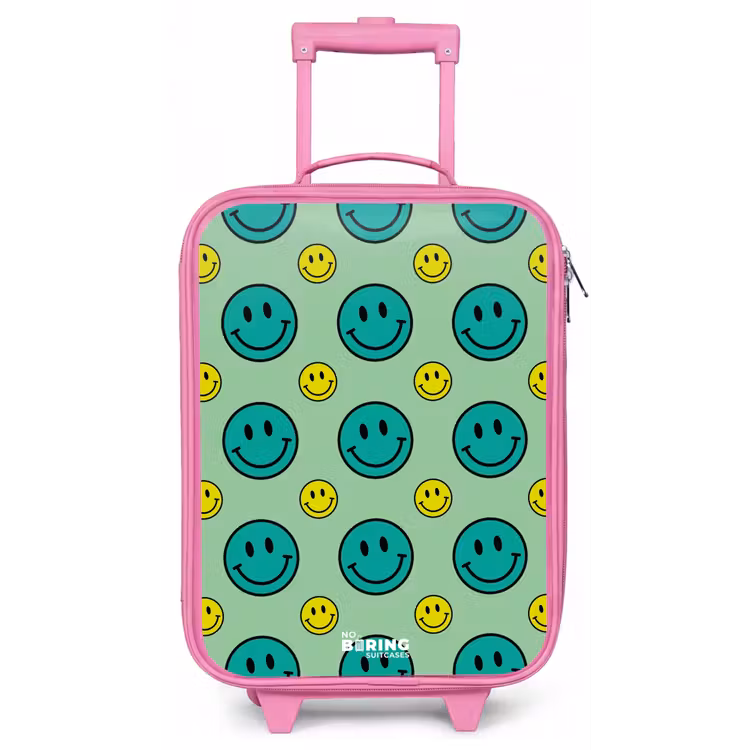 Kinderkoffer - Roze - All smiles groen — 1