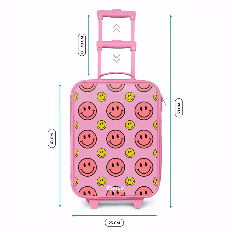 Kinderkoffer - Roze - All smiles roze — 5