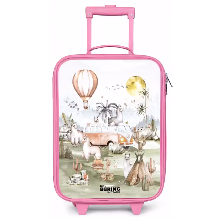 Kinderkoffer - Roze - Alpaca avontuur — 1