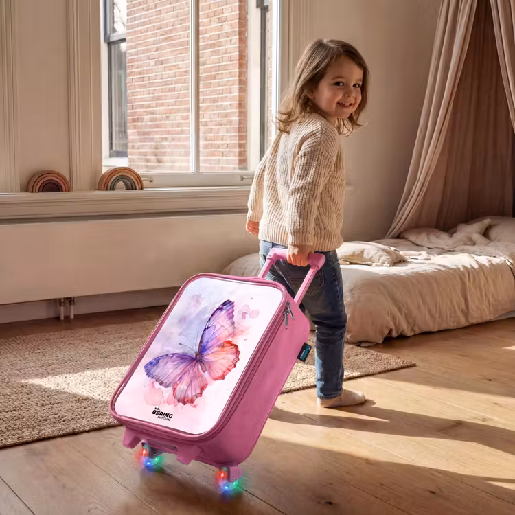 Kinderkoffer - Roze - Aquarel aurora — 3