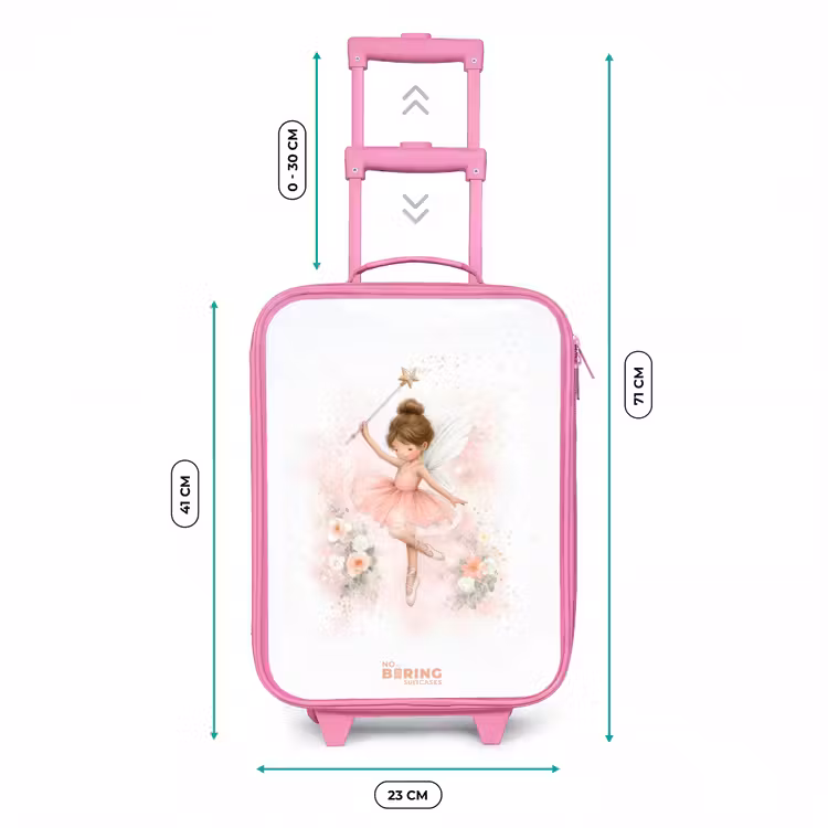 Kinderkoffer - Roze - Ballerina fee in roze — 5