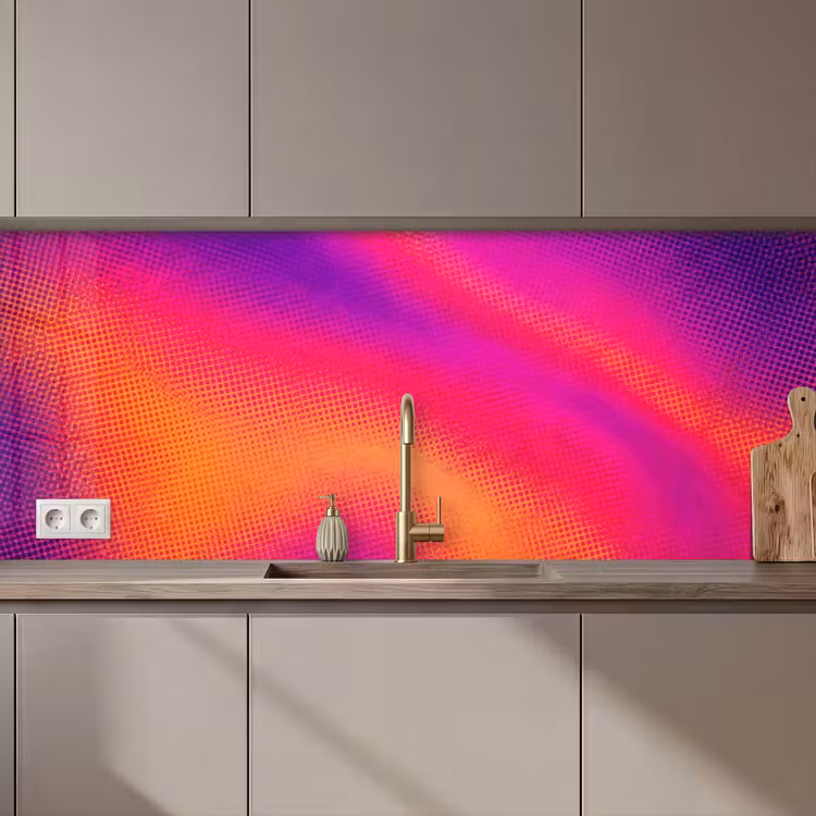 Keuken achterwand - Abstract - Patroon - Kleurverloop — 1
