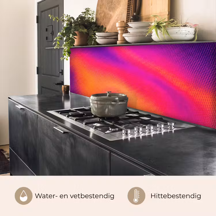 Keuken achterwand - Abstract - Patroon - Kleurverloop — 5