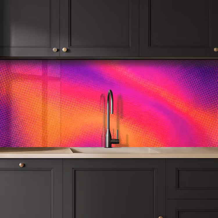 Keuken achterwand - Abstract - Patroon - Kleurverloop — 6