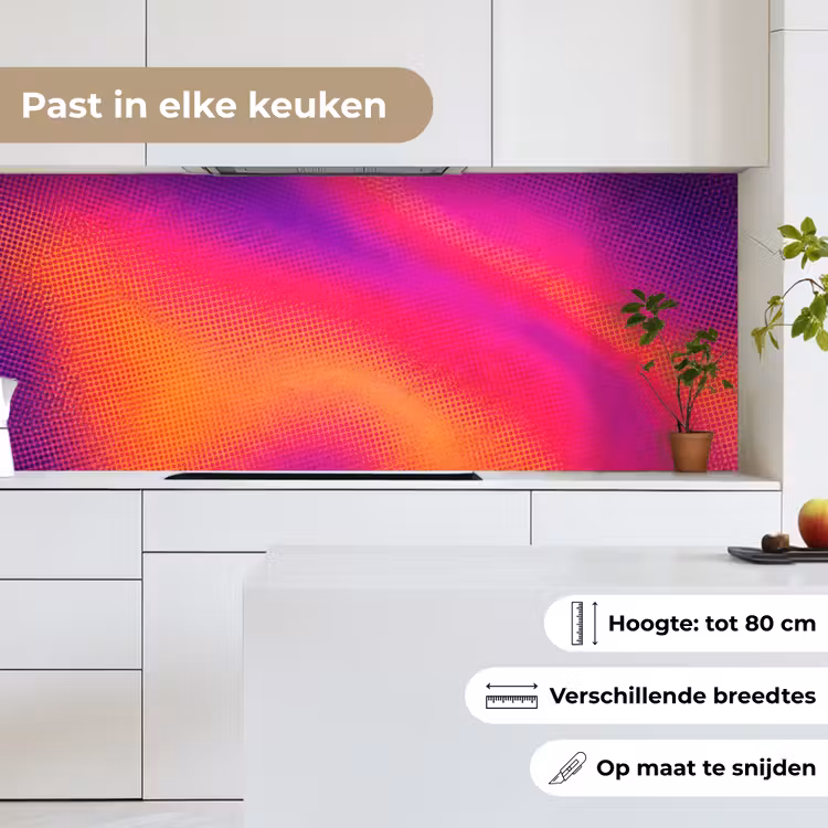 Keuken achterwand - Abstract - Patroon - Kleurverloop — 7