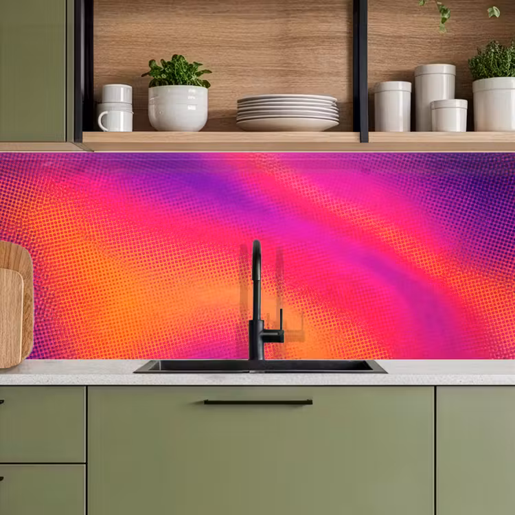 Keuken achterwand - Abstract - Patroon - Kleurverloop — 8