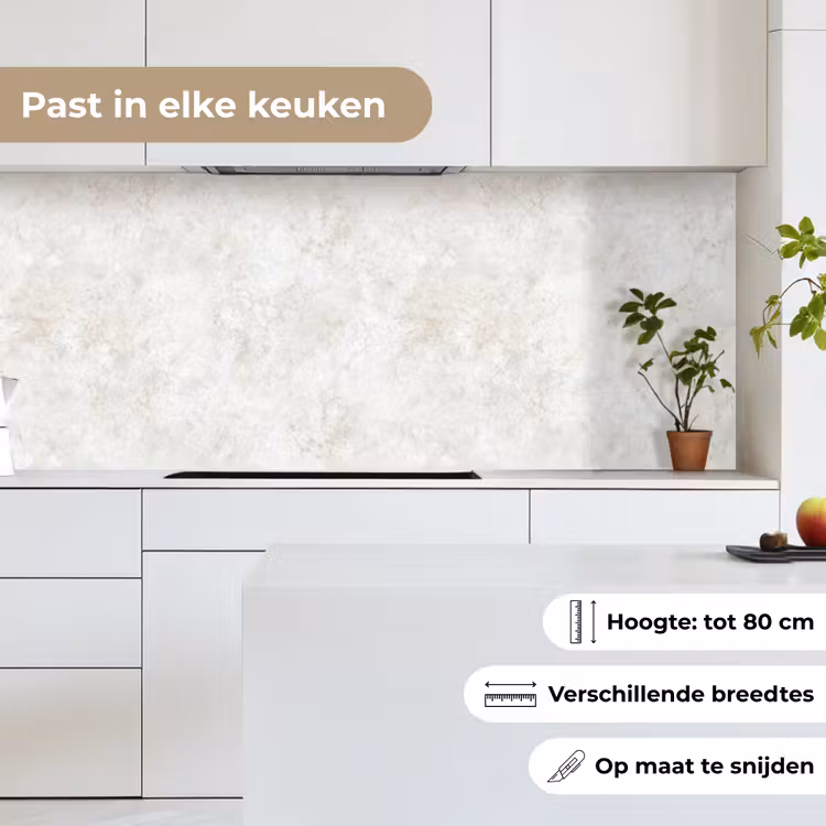 Keuken achterwand - Beige - Marmer - Aders — 7