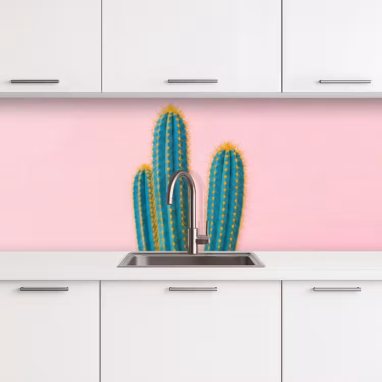 Keuken achterwand - Cactussen - Modern - Pastel — 4