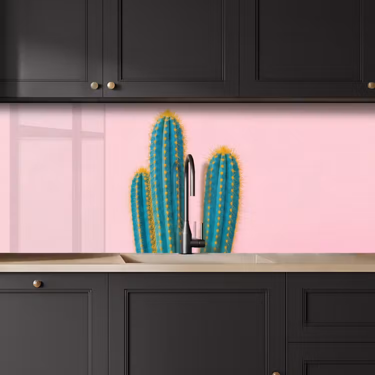 Keuken achterwand - Cactussen - Modern - Pastel — 6