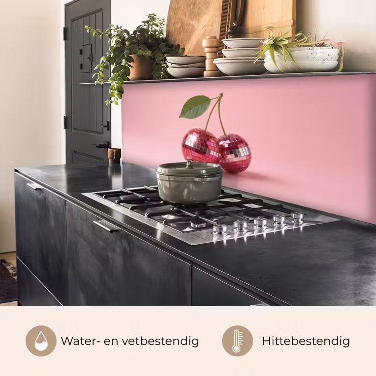 Keuken achterwand - Disco - Kersen - Roze — 5