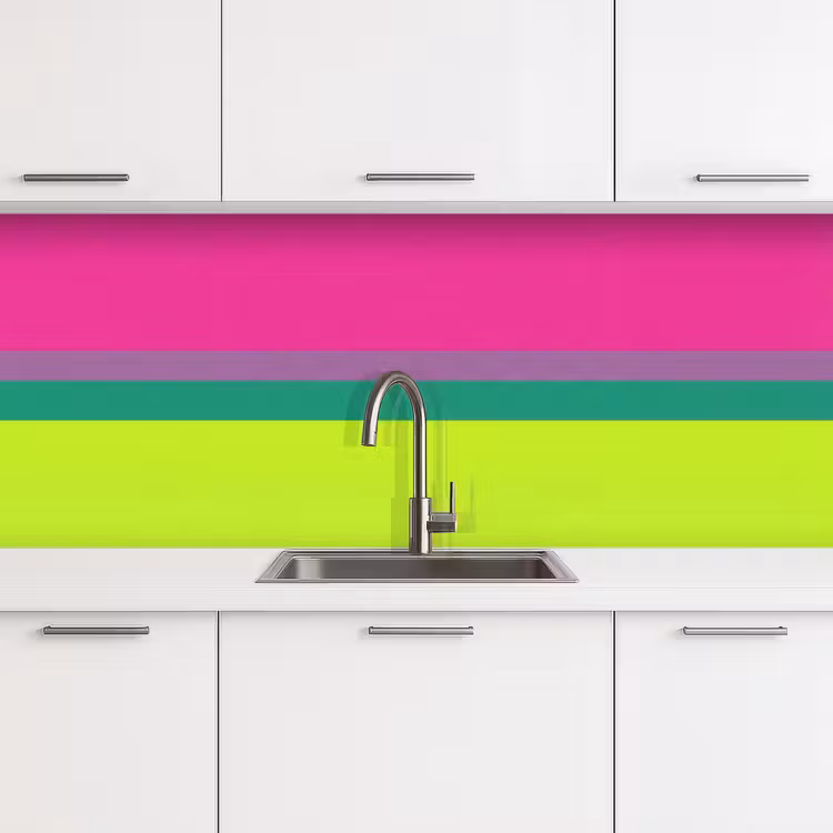 Keuken achterwand - Strepen - Modern - Kleurrijk — 4