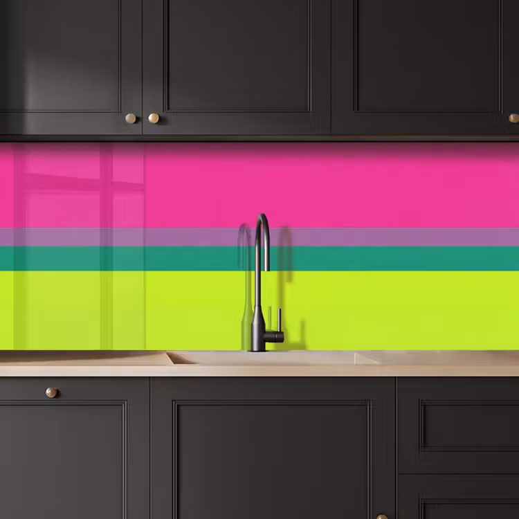 Keuken achterwand - Strepen - Modern - Kleurrijk — 6