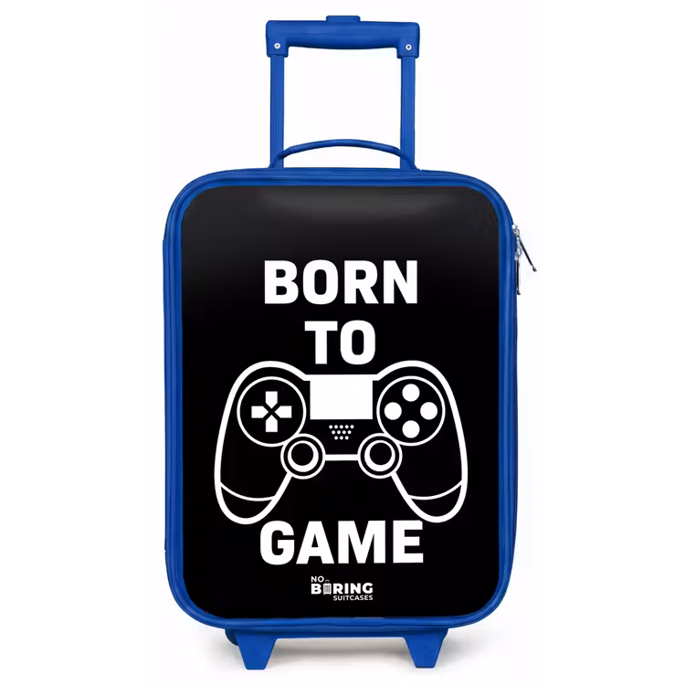 Kinderkoffer - Blauw - Born to game met controller — 1