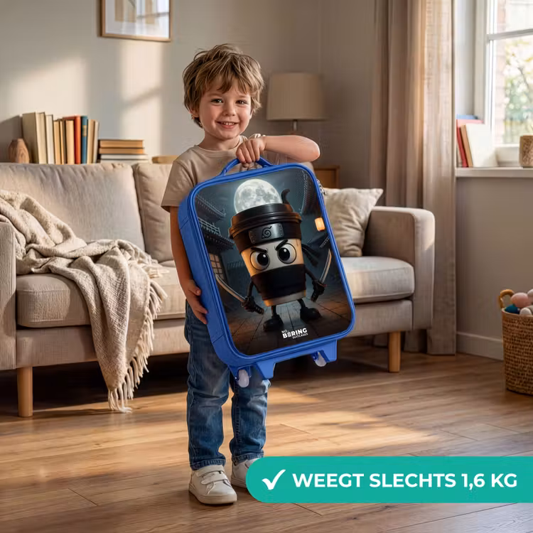 Kinderkoffer - Blauw - Capuchino Assassino — 2