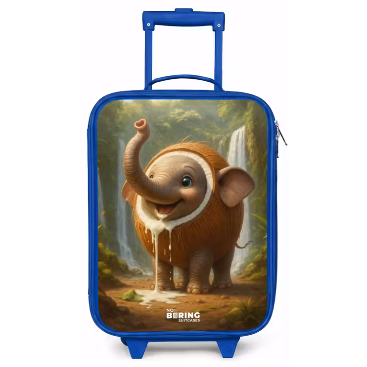 Kinderkoffer - Blauw - Coconote Elephante — 1