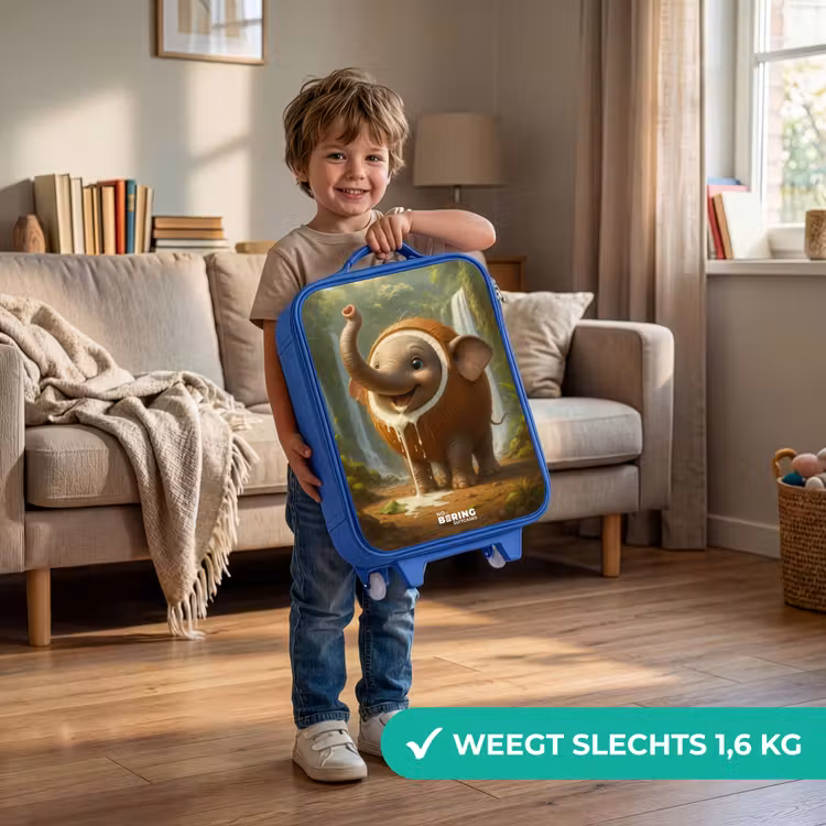 Kinderkoffer - Blauw - Coconote Elephante — 2