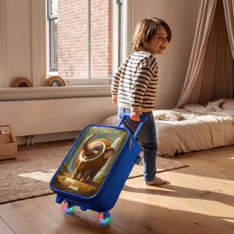 Kinderkoffer - Blauw - Coconote Elephante — 3