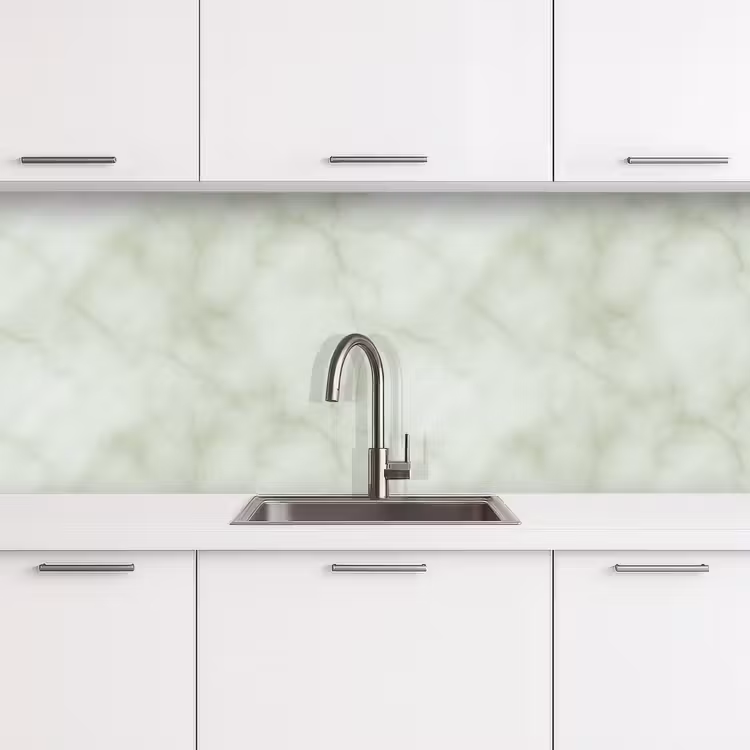 Keuken achterwand - Groen - Marmer - Aders — 4