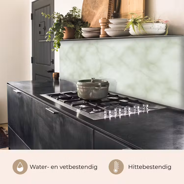 Keuken achterwand - Groen - Marmer - Aders — 5