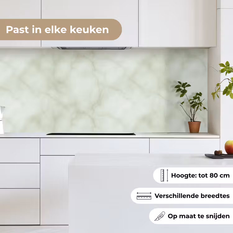 Keuken achterwand - Groen - Marmer - Aders — 7
