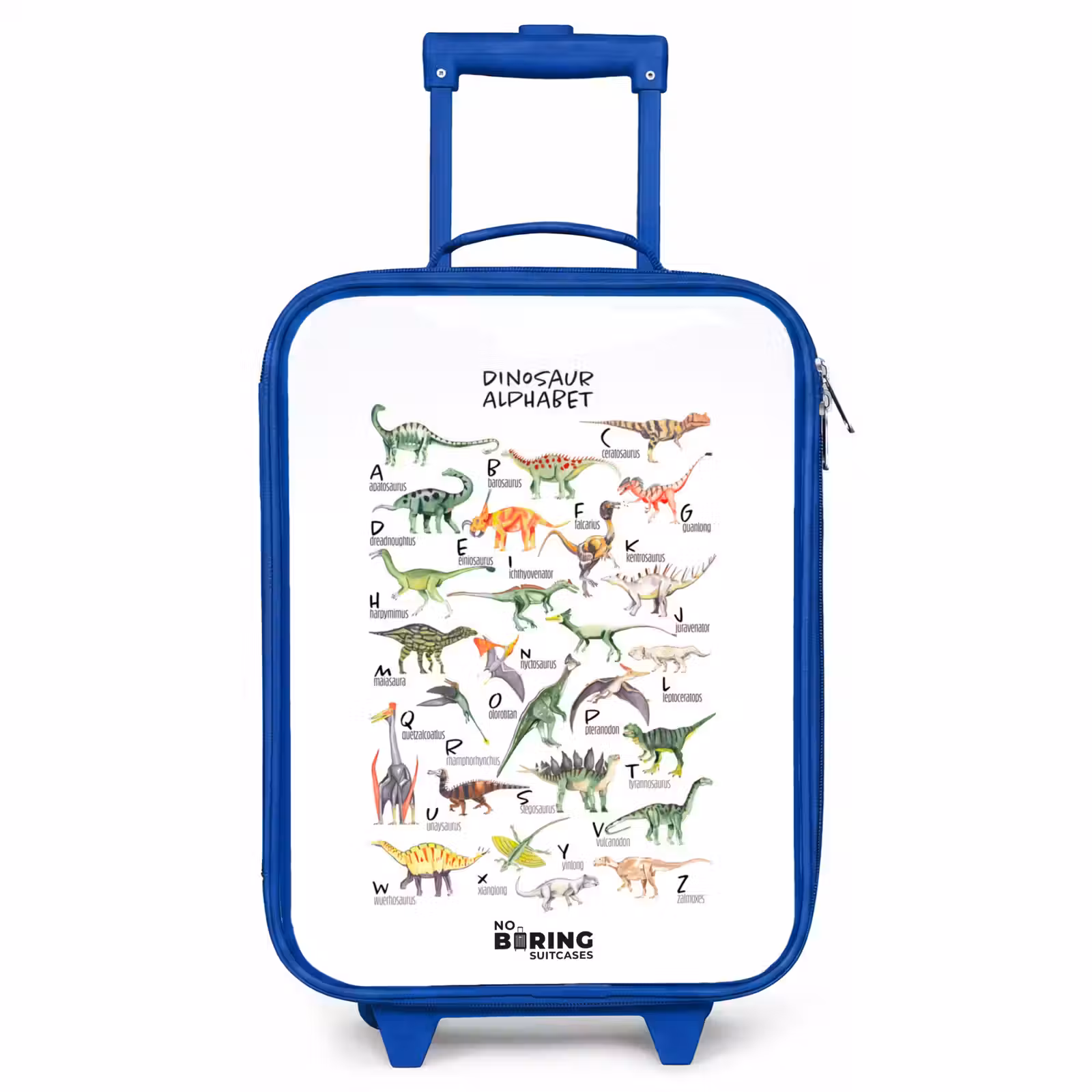 Kinderkoffer - Blauw - Alfabet van dino's — 1
