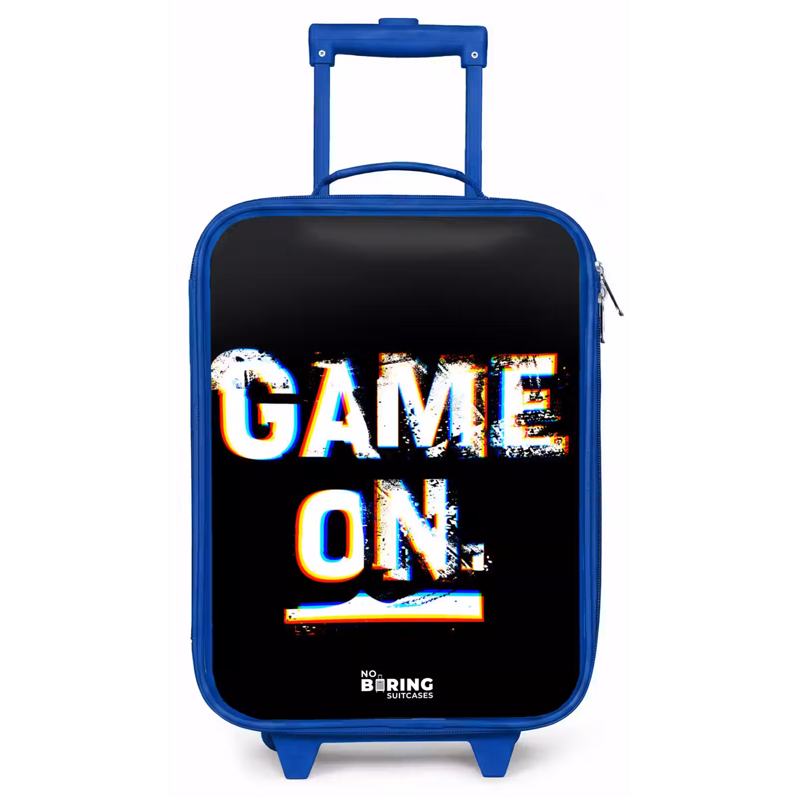 Kinderkoffer - Blauw - Game on in zwart wit — 1