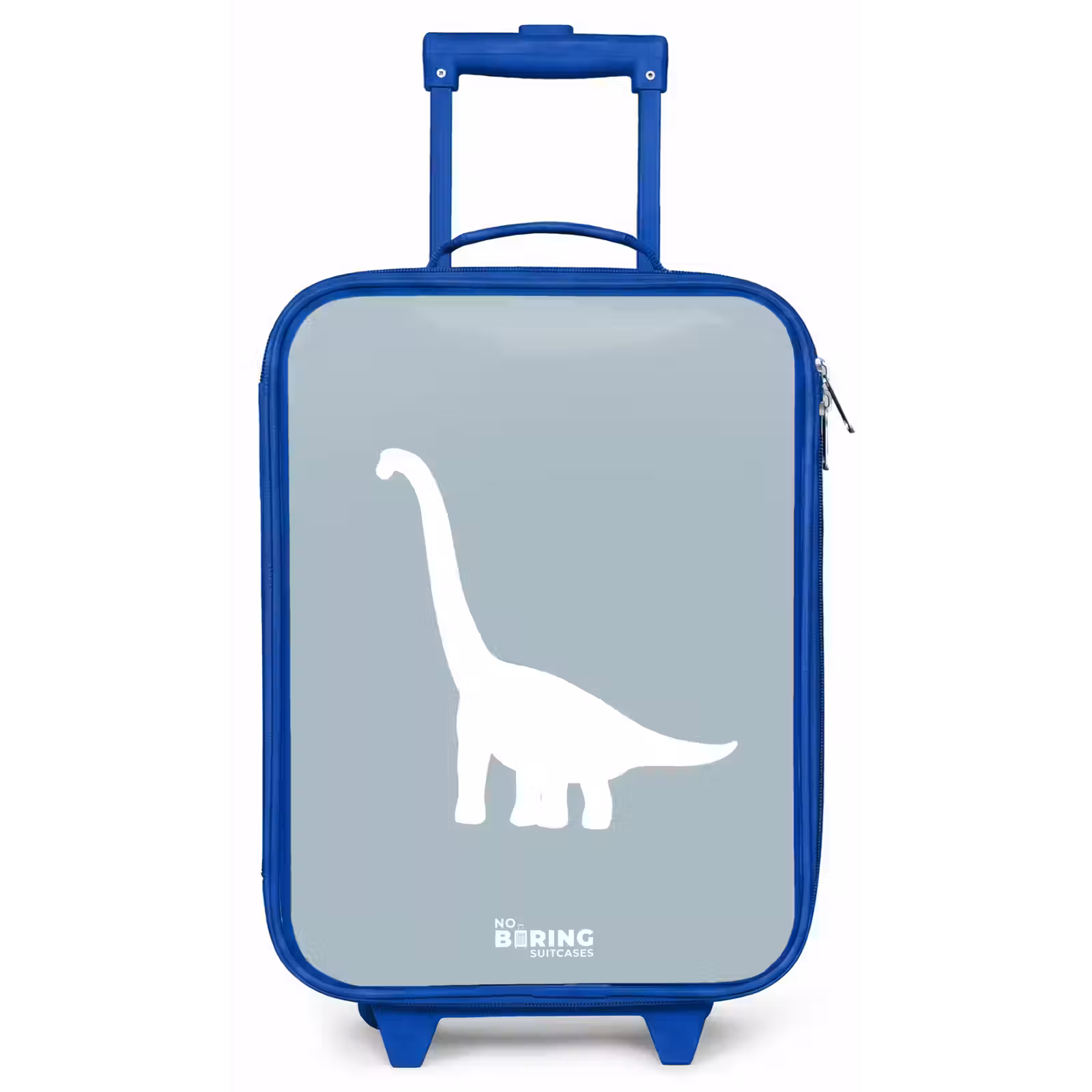 Kinderkoffer - Blauw - Blauw met Brachiosaurus dino — 1