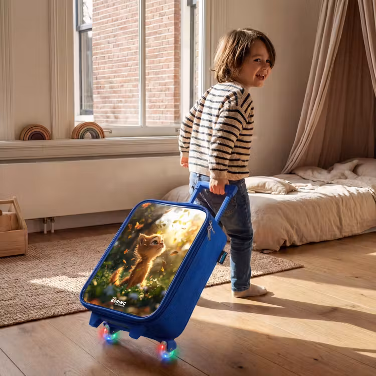 Kinderkoffer - Blauw - Hendrik herfstkatje — 3