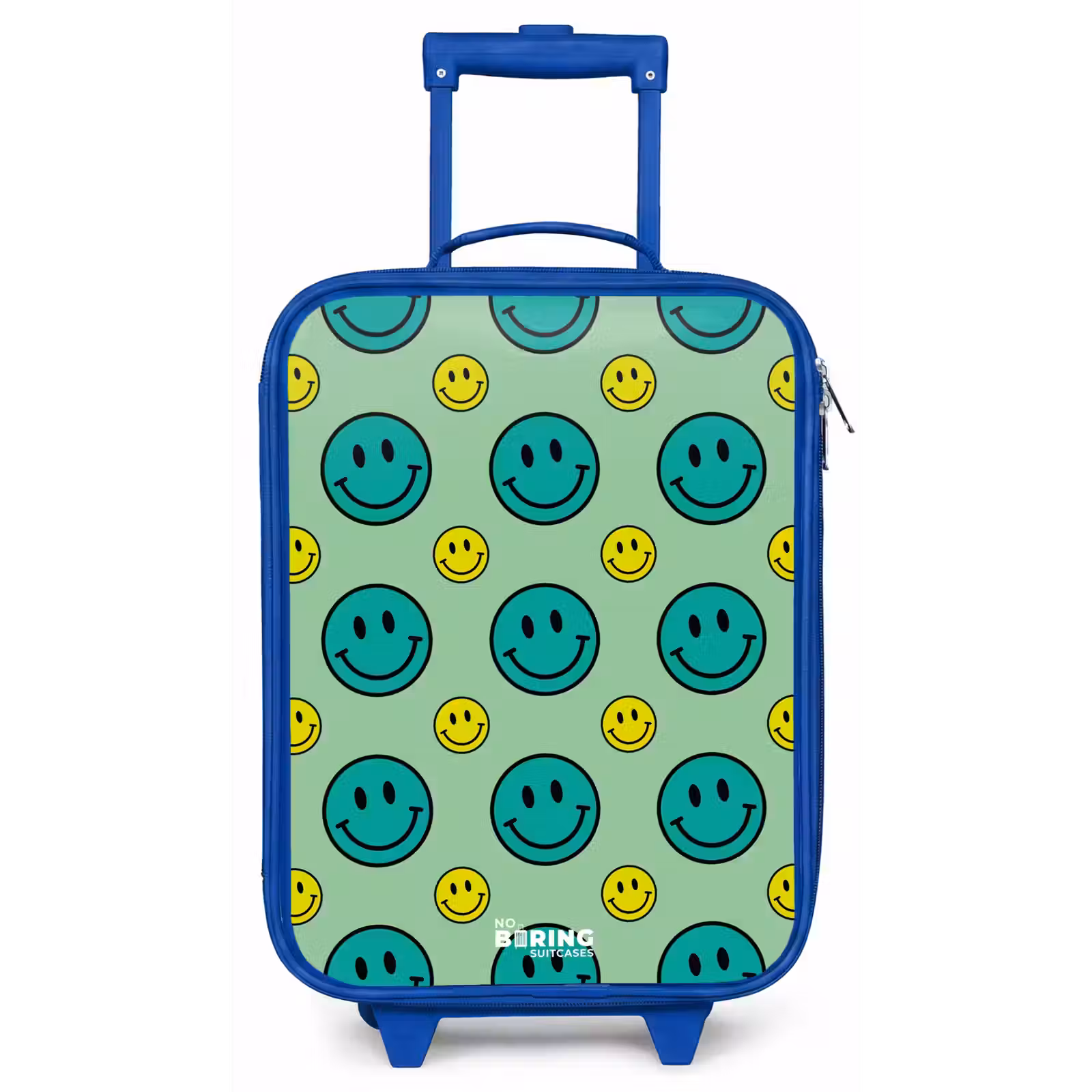Kinderkoffer - Blauw - All smiles groen — 1