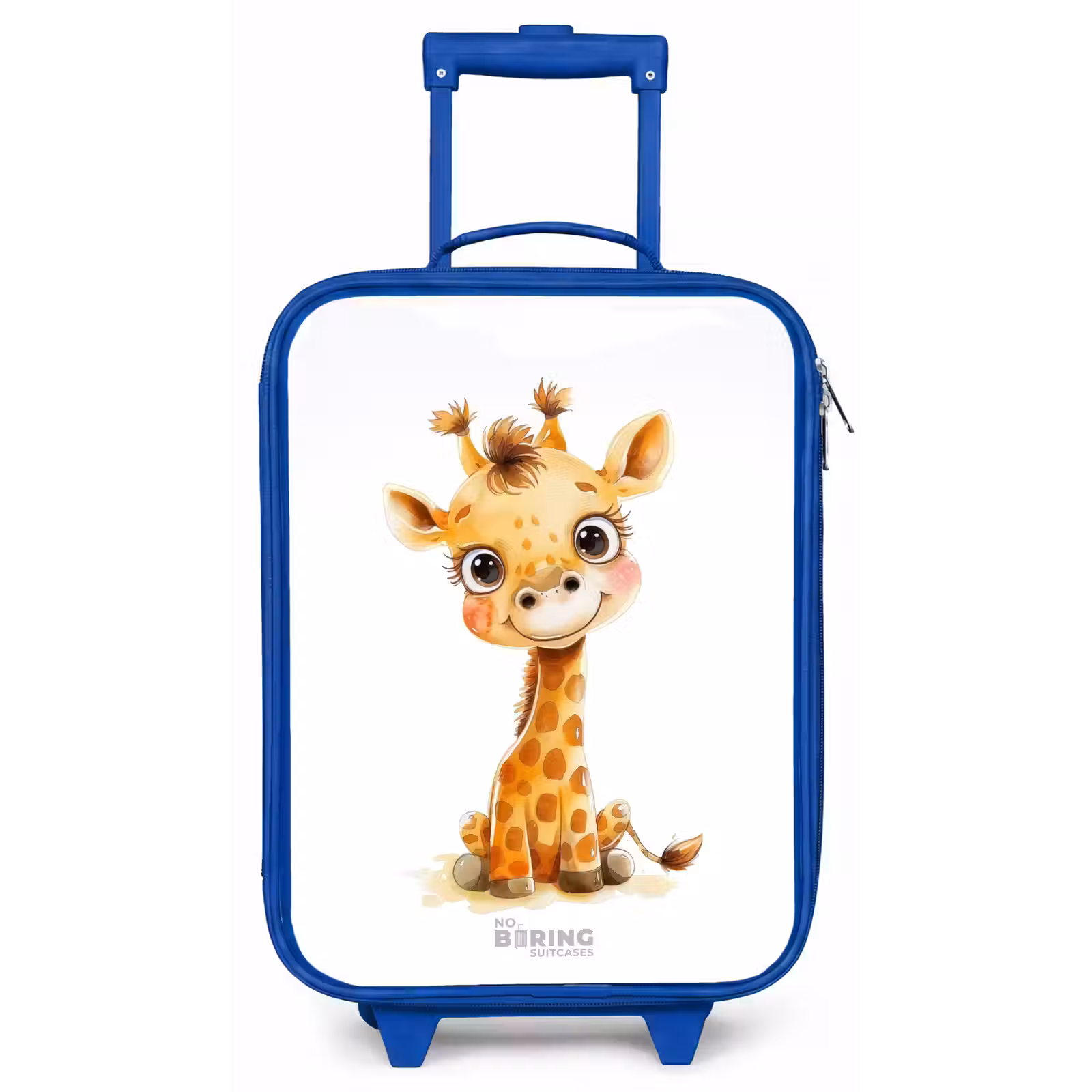 Kinderkoffer - Blauw - Baby giraffe — 1