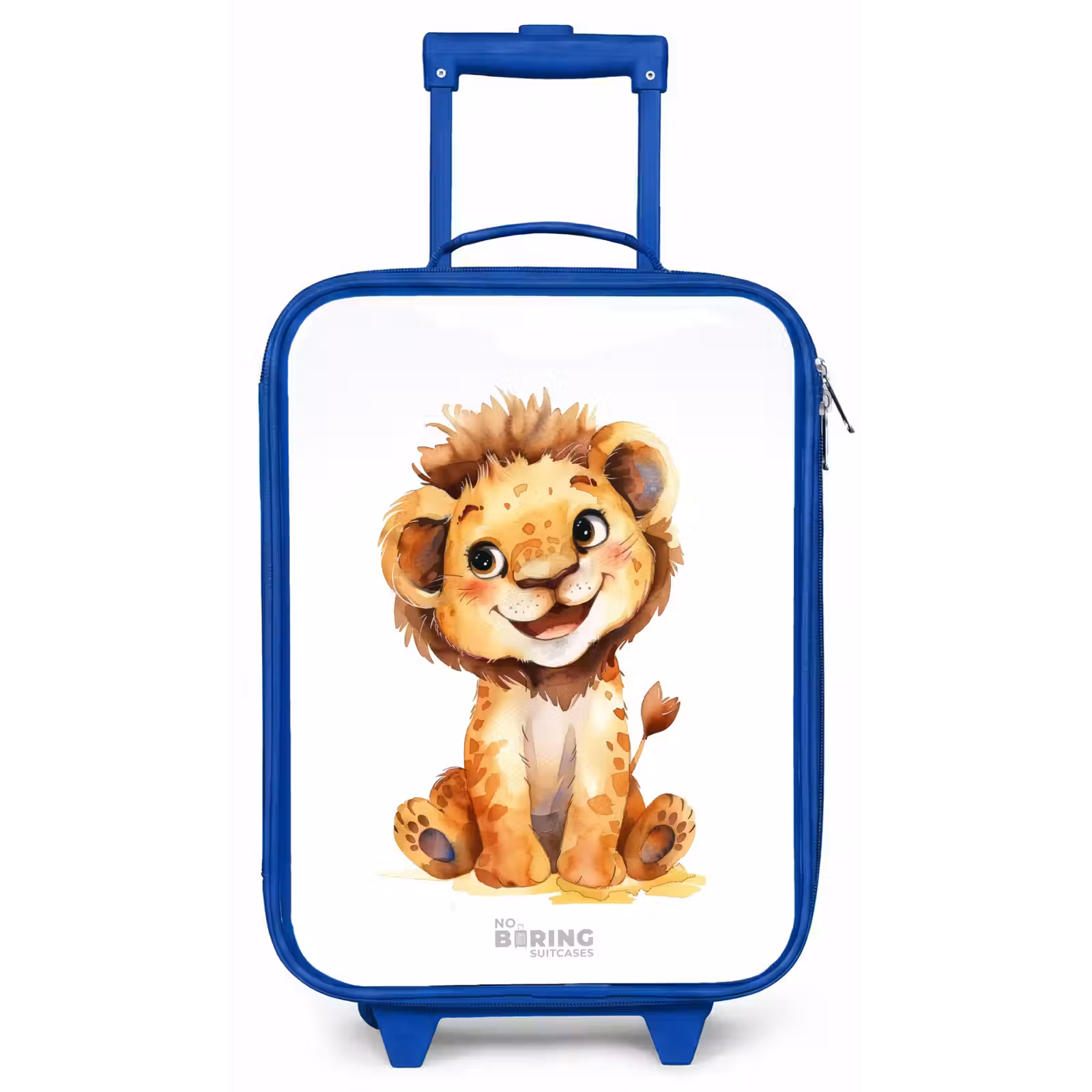 Kinderkoffer - Blauw - Baby leeuw — 1