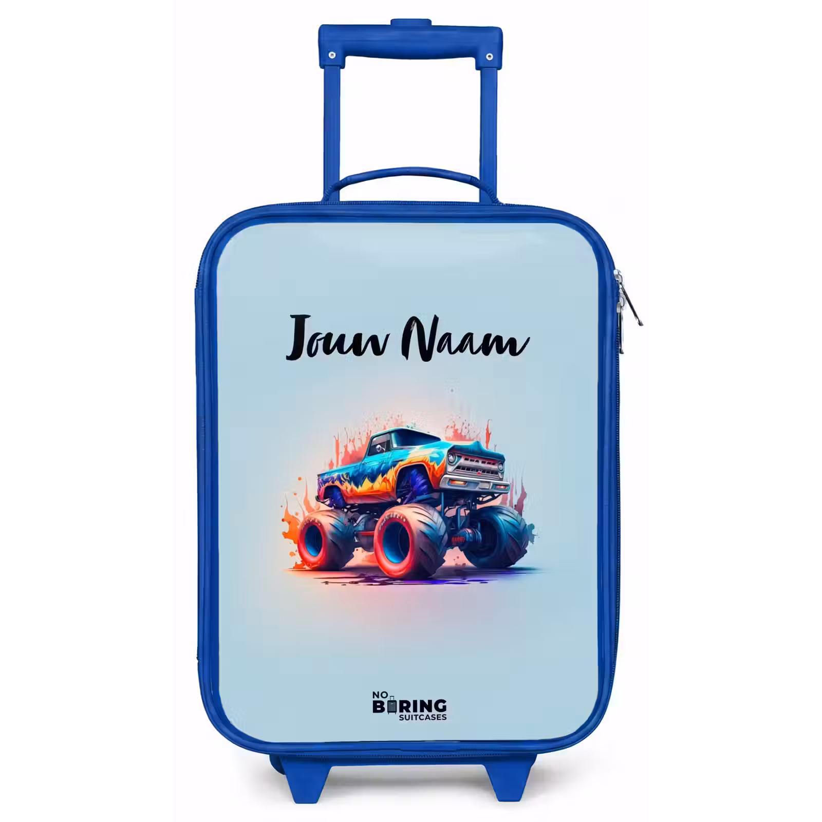 Kinderkoffer - Blauw - Fierce Wheels — 1