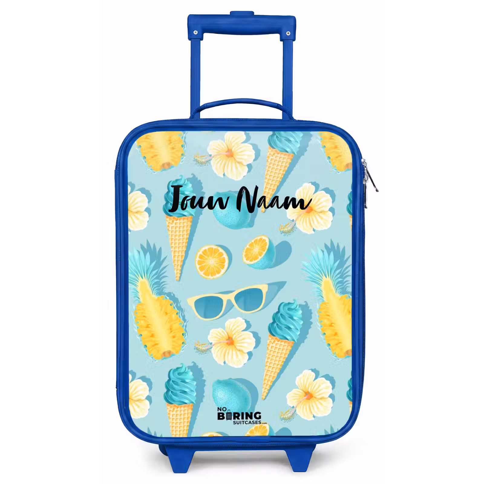 Kinderkoffer - Blauw - Ibiza icecream — 1