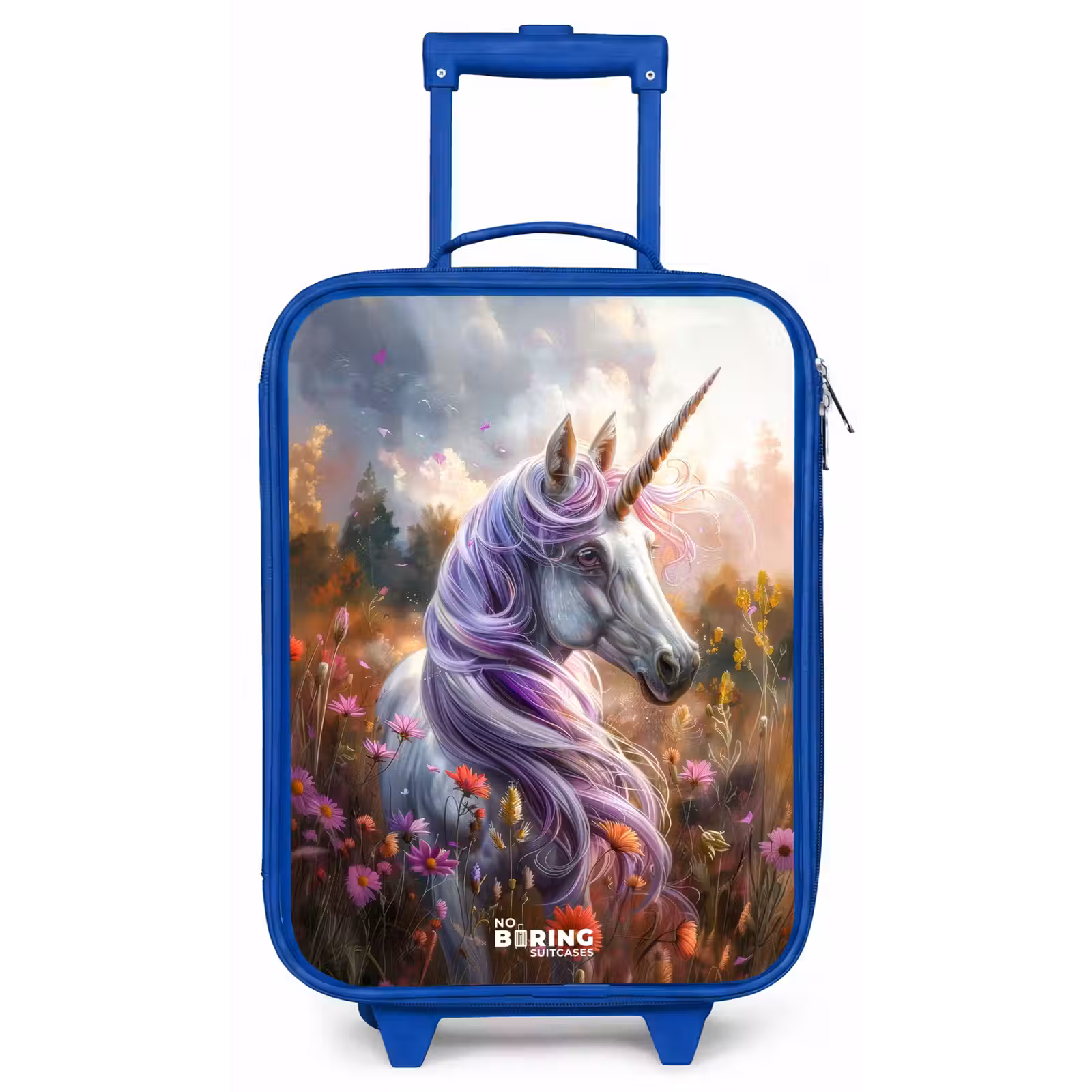Kinderkoffer - Blauw - Lavendel lentehoorn — 1