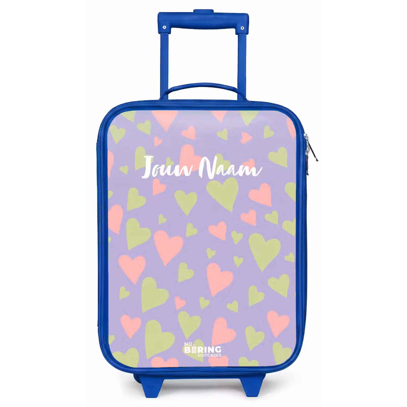 Kinderkoffer - Blauw - Lovely lila — 1