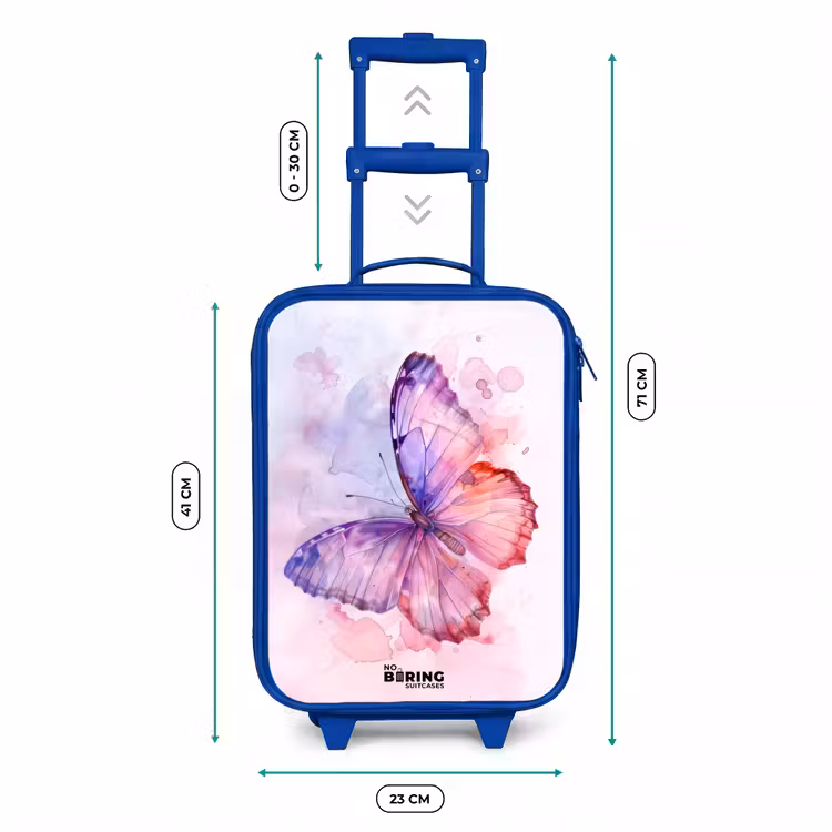 Kinderkoffer - Blauw - Aquarel aurora — 6