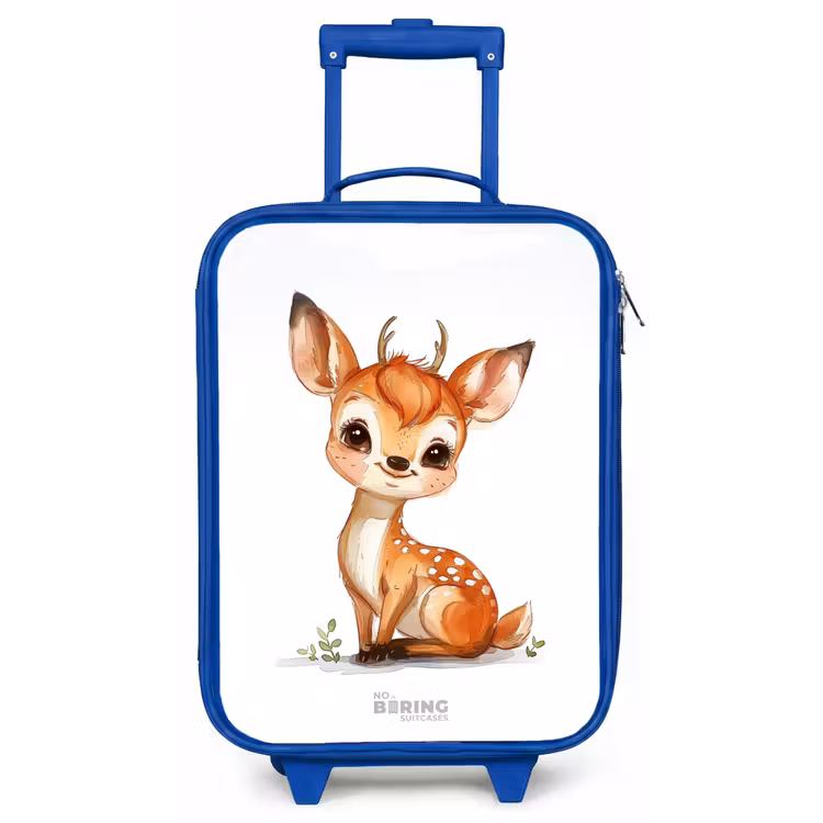 Kinderkoffer - Blauw - Baby hert — 1