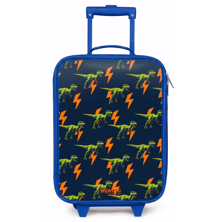 Kinderkoffer - Blauw - Bliksemsnelle raptors — 1