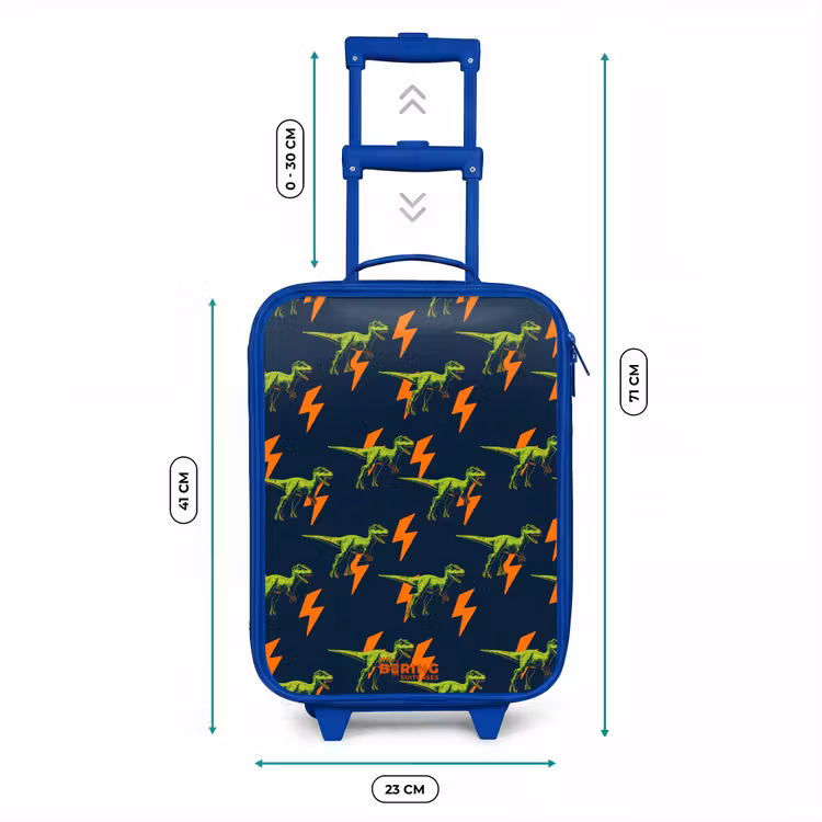 Kinderkoffer - Blauw - Bliksemsnelle raptors — 6