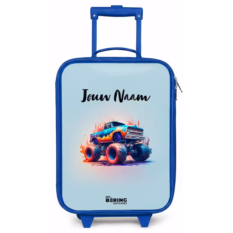 Kinderkoffer - Blauw - Fierce Wheels — 1